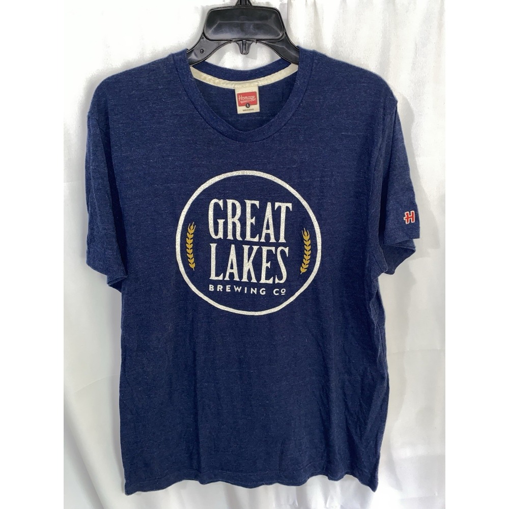 Homage Great Lakes Brewing Co Beer T Shirt Large